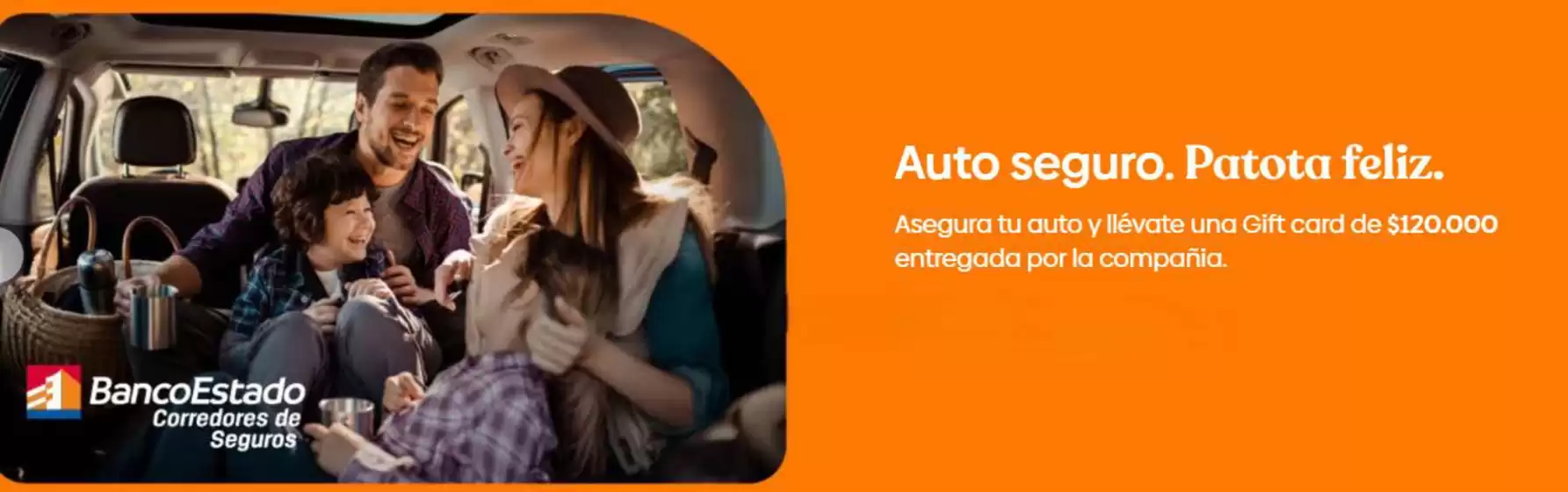 Catálogo Banco Estado en Purranque | Auto seguro. Patota feliz. | 2025-08-25T00:00:00.000Z - 2025-09-09T00:00:00.000Z