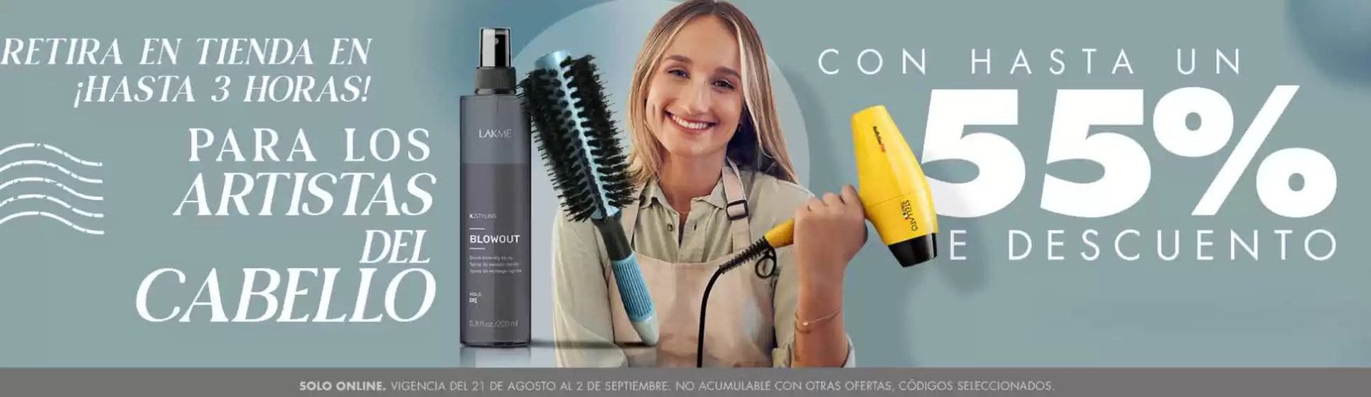 Hasta 55% de descuento!