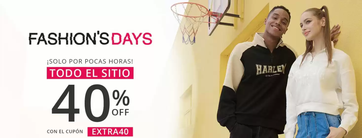 Todo el sitio 40% Off!