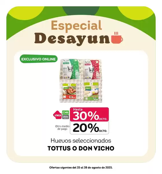 Grandes descuentos en productos seleccionados