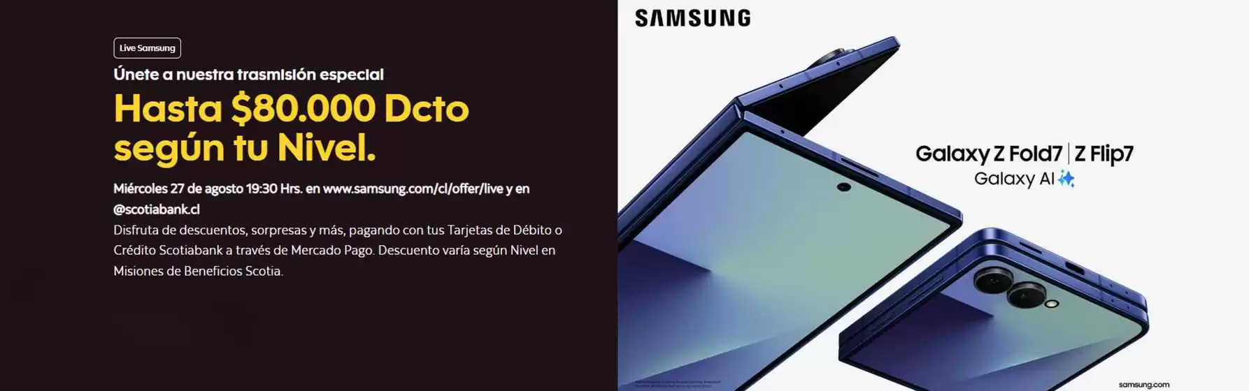 Catálogo Banco del Desarrollo en Maullín | Hasta $80.000 Dcto. según tu Nivel en Samsung! | 2025-08-27T00:00:00.000Z - 2025-08-27T00:00:00.000Z