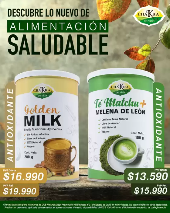 Catálogo Farmacias Knop en Chillán | Descubre ofertas atractivas | 2025-08-27T00:00:00.000Z - 2025-08-31T00:00:00.000Z