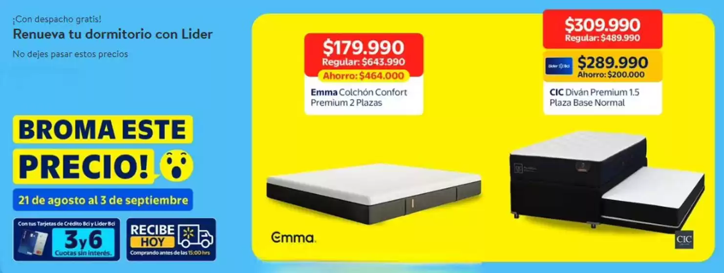 Catálogo Lider Express en Tucapel | Broma este precio! | 2025-08-27T00:00:00.000Z - 2025-09-12T00:00:00.000Z