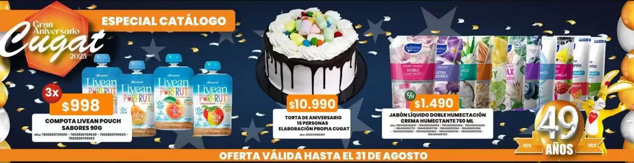 Catálogo Cugat en Entre Lagos | Oferta promocional! | 2025-08-28T00:00:00.000Z - 2025-08-31T00:00:00.000Z