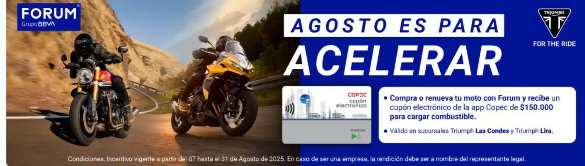 Catálogo Forum en Santiago | Agosto es para acelerar! | 2025-08-29T00:00:00.000Z - 2025-08-31T00:00:00.000Z
