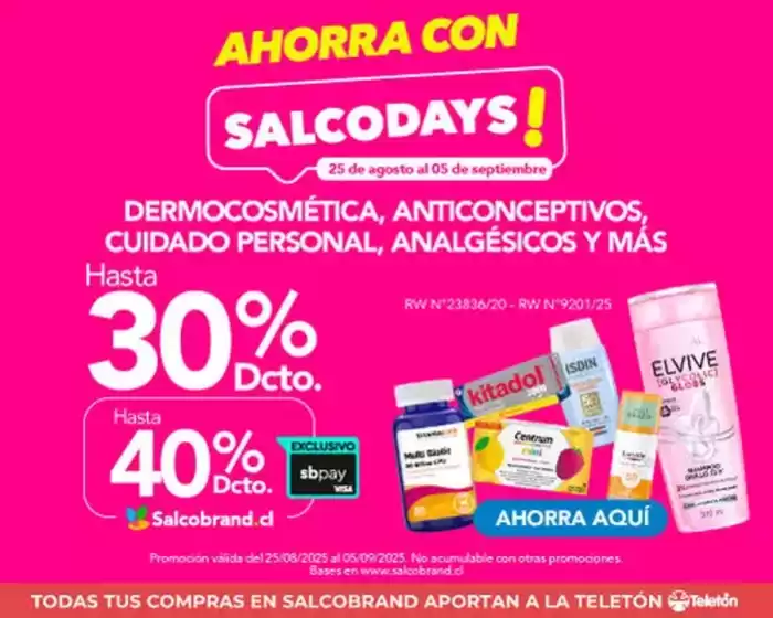 Ofertas Salcobrand.
