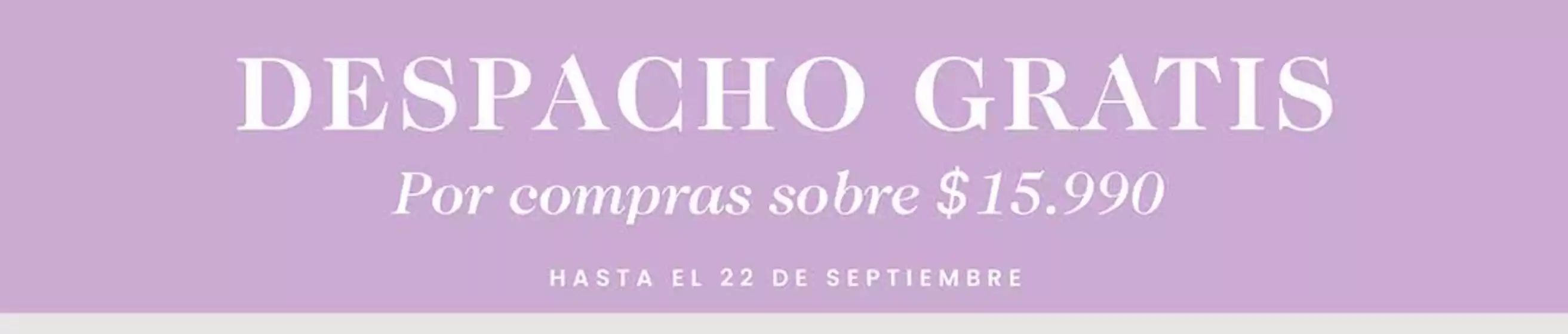 Despacho gratis!