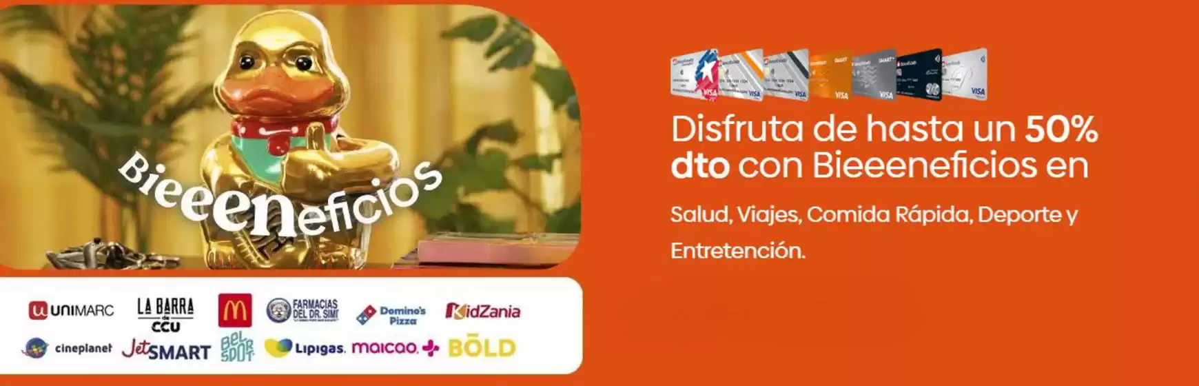 disfruta de hasta un 50% dto con Bieeeneficios!