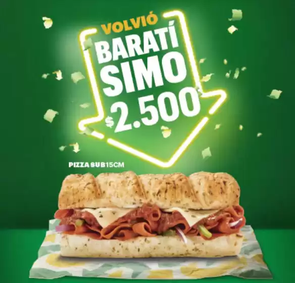 Catálogo Subway en Puerto Montt | Oferta exclusivos! | 2025-09-03T00:00:00.000Z - 2025-09-18T00:00:00.000Z