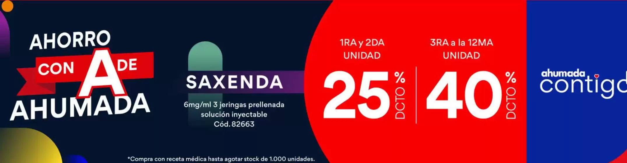 Ahorro con a de ahumada! Hasta 50% dcto.