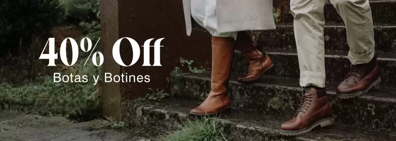 Hasta 40% Off botas y botines!