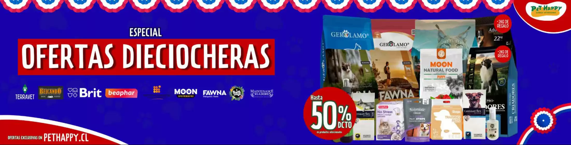 Ofertas dieciocheras! Hasta 50% dcto.