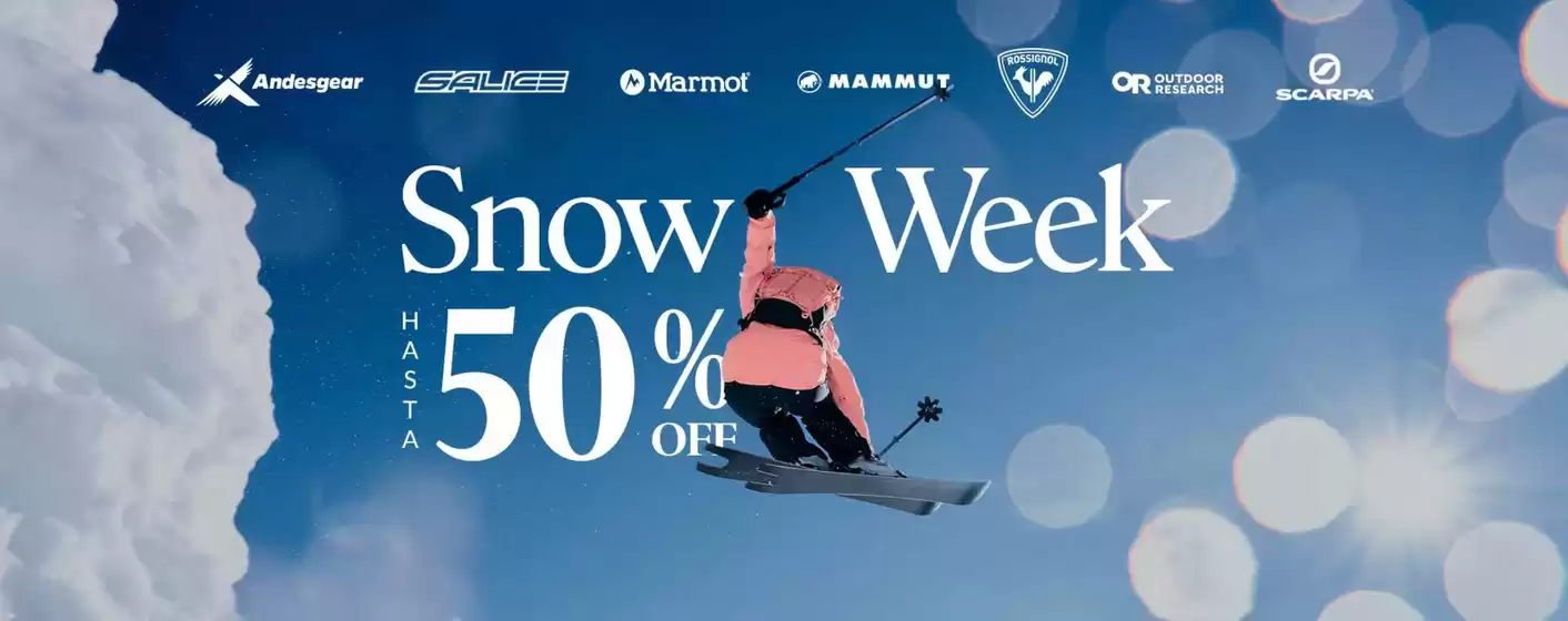 Snow week hasta 50% Off!