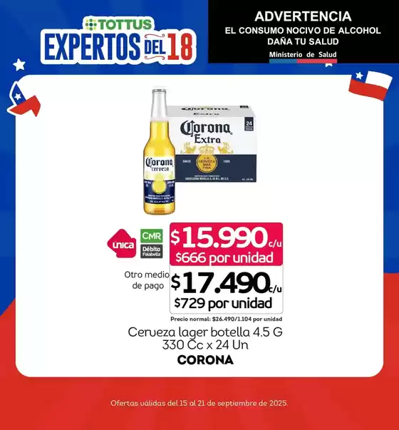 Catálogo Tottus en San Vicente de Tagua Tagua | Nuestras mejores gangas | 2025-09-16T00:00:00.000Z - 2025-09-30T00:00:00.000Z
