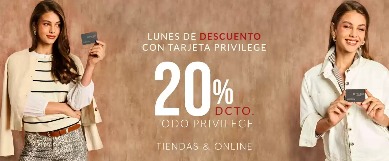 Catálogo Privilege en Rancagua | 20% dcto todo privilege! | 2025-09-16T00:00:00.000Z - 2025-10-01T00:00:00.000Z