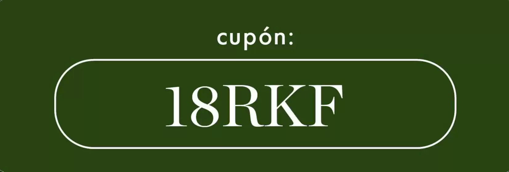 Hasta 18% Off en tus favoritos RKF!
