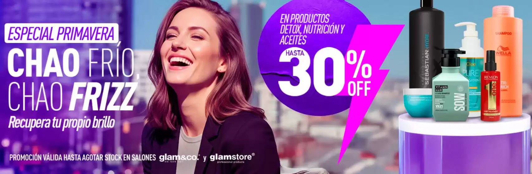 Catálogo Glam & Co en Vitacura | Chao frío, chao frizz! Hasta 30% Off. | 2025-09-16T00:00:00.000Z - 2025-10-01T00:00:00.000Z