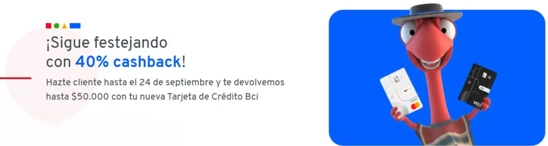 Catálogo BCI en La Ligua | Sigue festejando con 40% cashback! | 2025-09-17T00:00:00.000Z - 2025-09-24T00:00:00.000Z