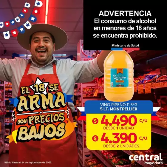 Catálogo Central Mayorista en Maipú | Grandes descuentos en productos seleccionados | 2025-09-17T00:00:00.000Z - 2025-10-01T00:00:00.000Z