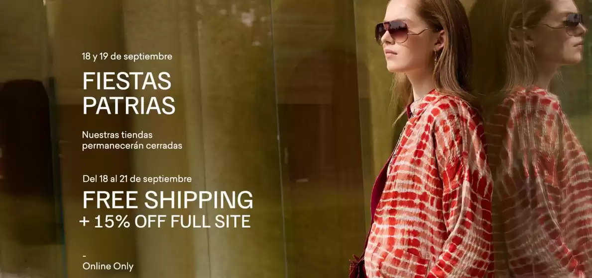 Free shipping + 15% Off full site!