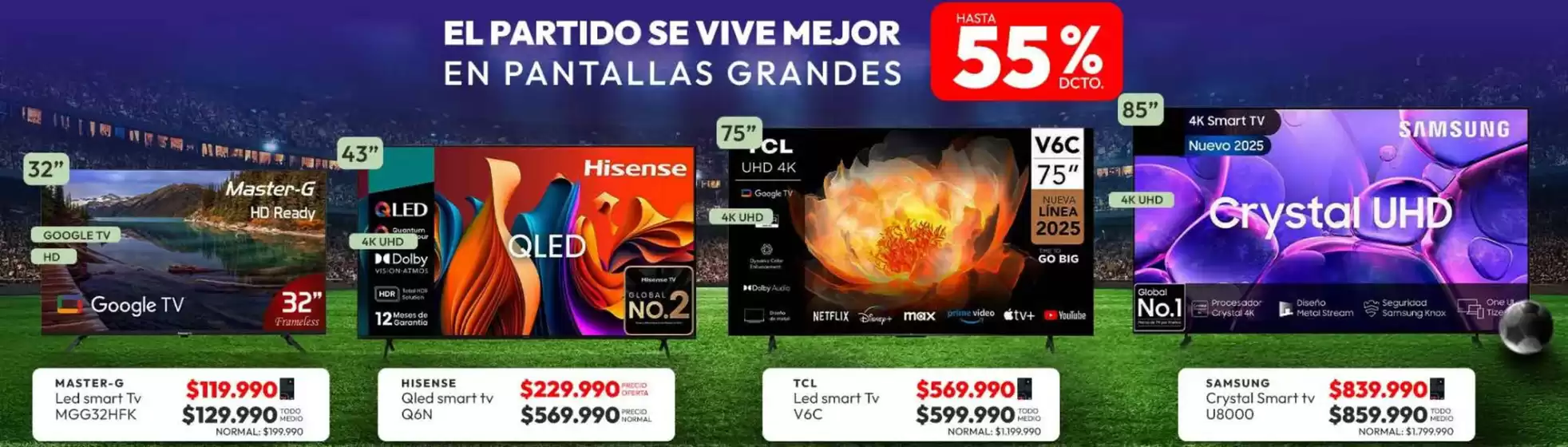 Hasta 70% dcto!