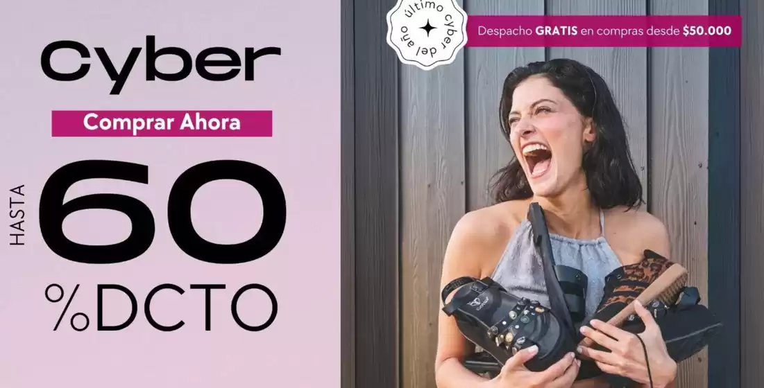 Cyber! Hasta 60% dcto.