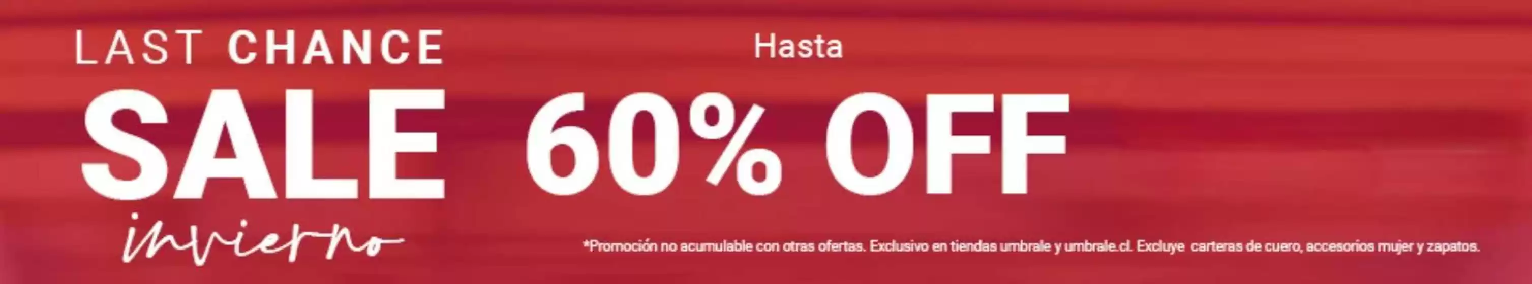 Hasta 60% Off!