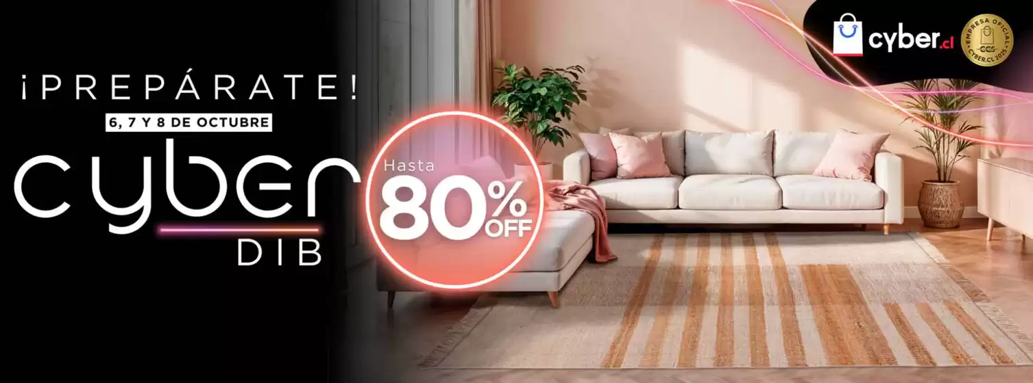 Cyber Dib! Hasta 80% Off.