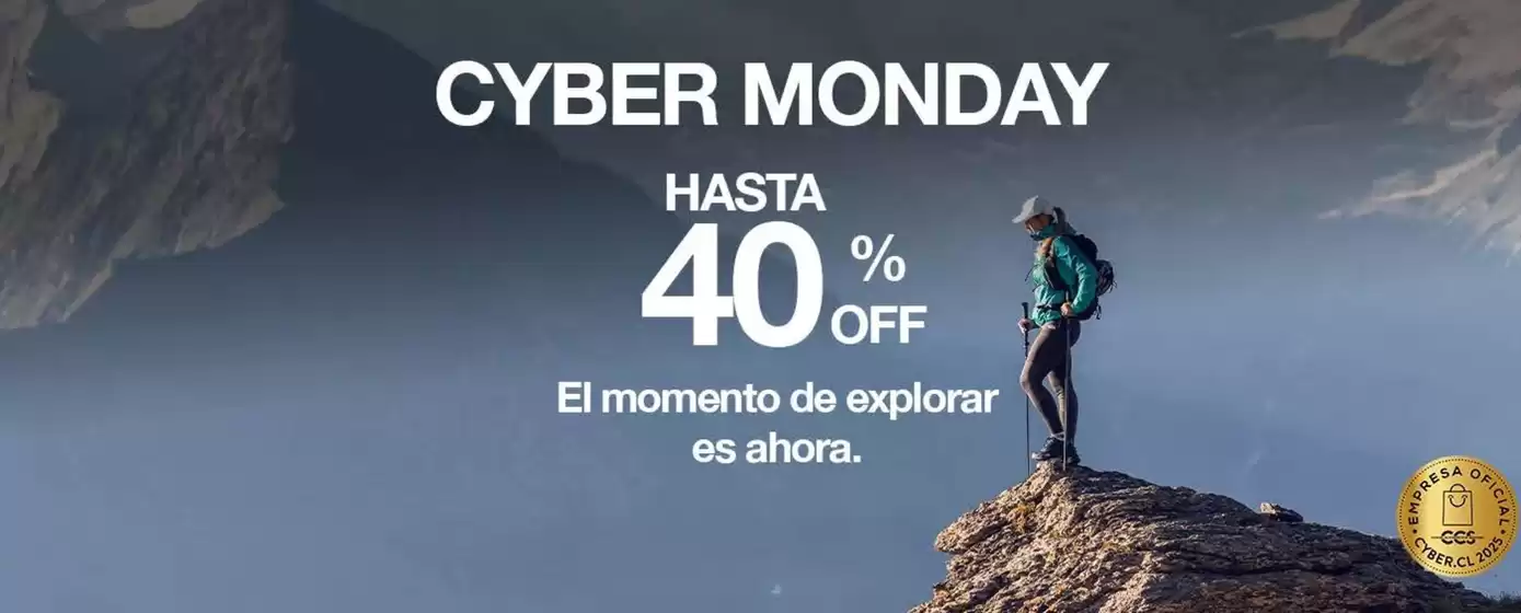 Cyber Monday! hasta 405 Off.