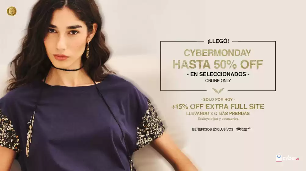 Cyber Mac! Hasta 50% Off.