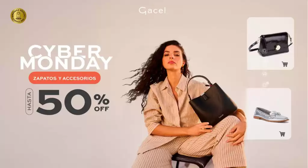 Cyber Monday! Hasta 50% Off.