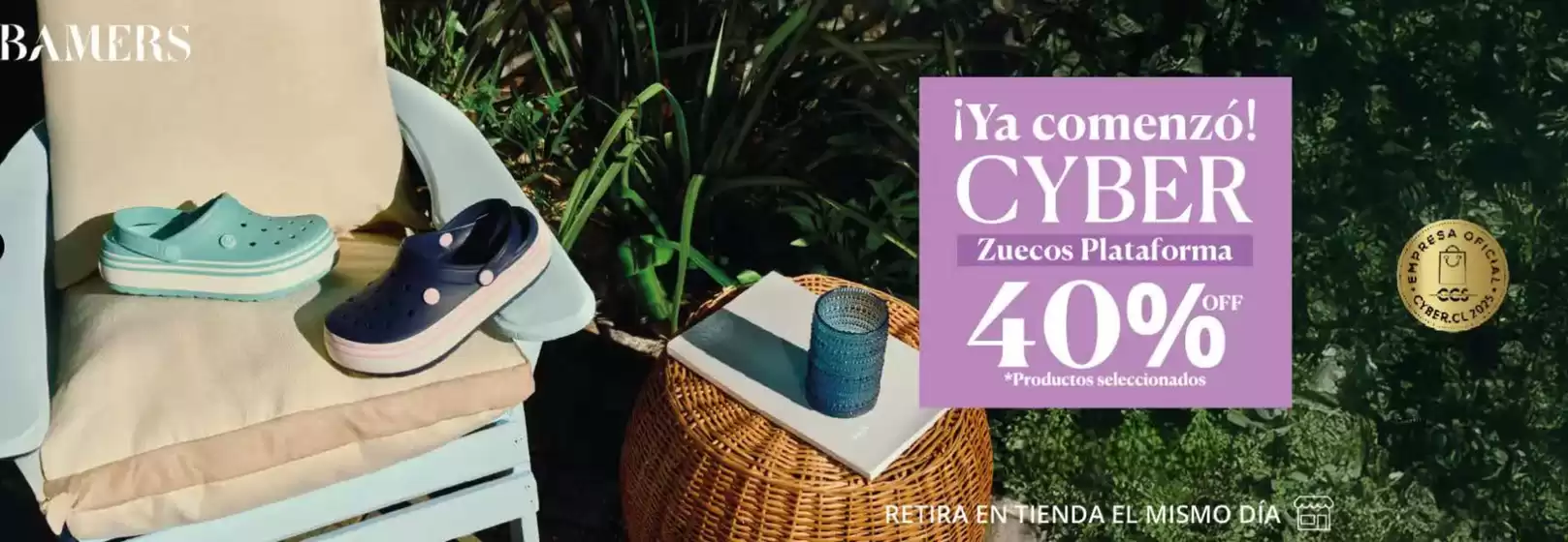 Cyber! Hasta 40% Off.