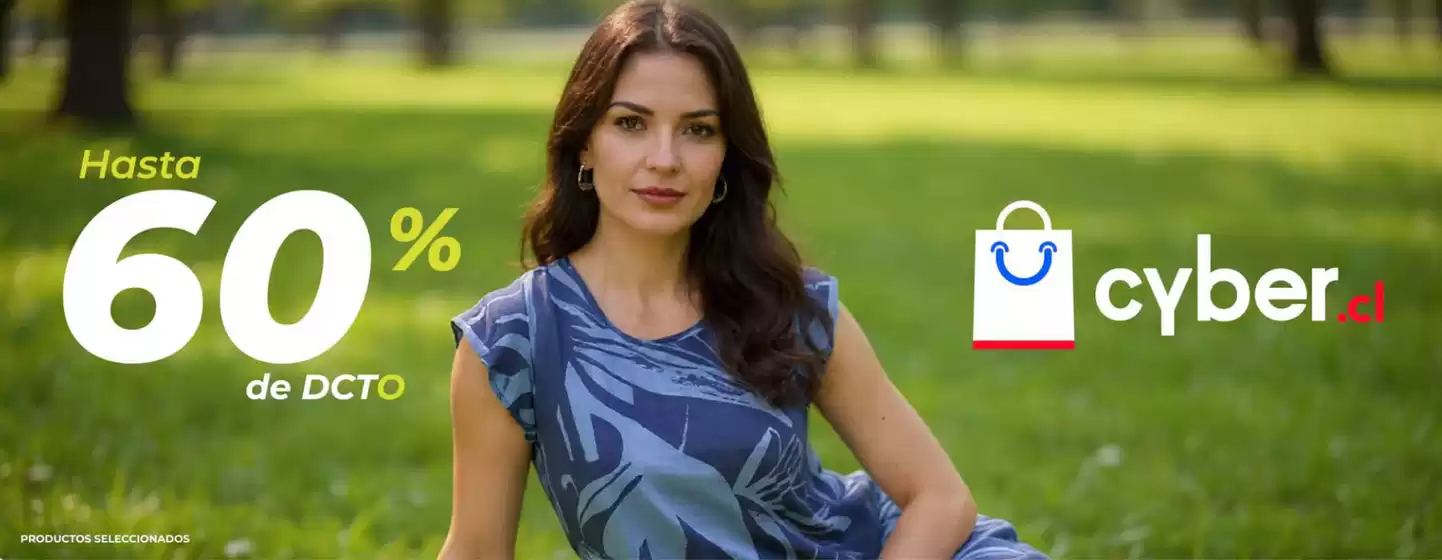 Cyber! Hasta 60% de dcto.