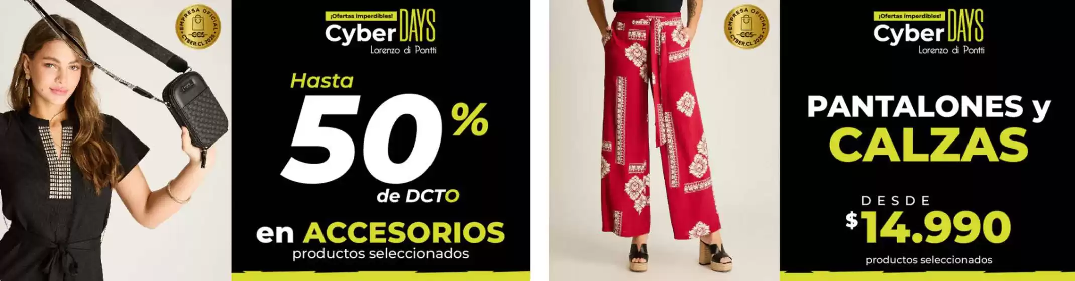 Cyber! Hasta 60% de dcto.