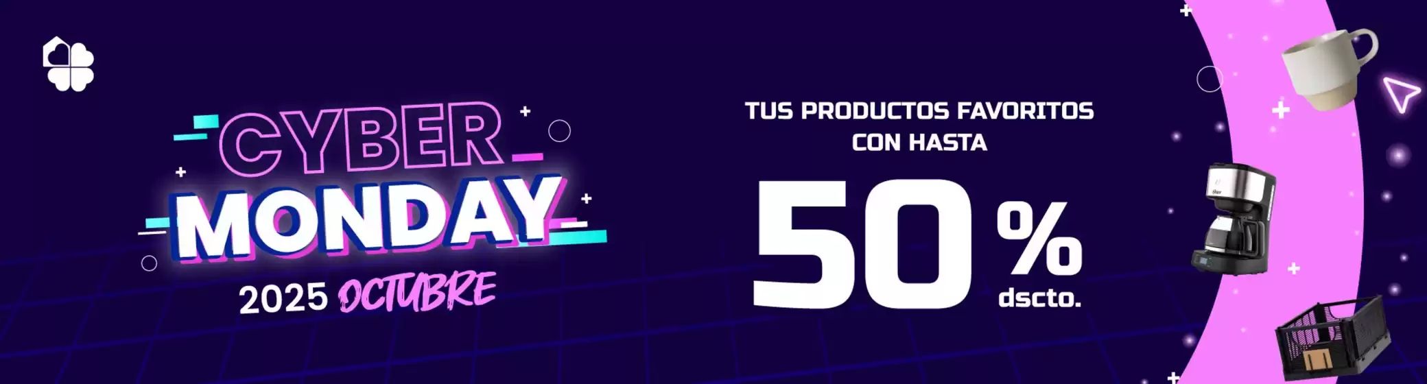 Cyber Monday! Hasta 50% dscto.