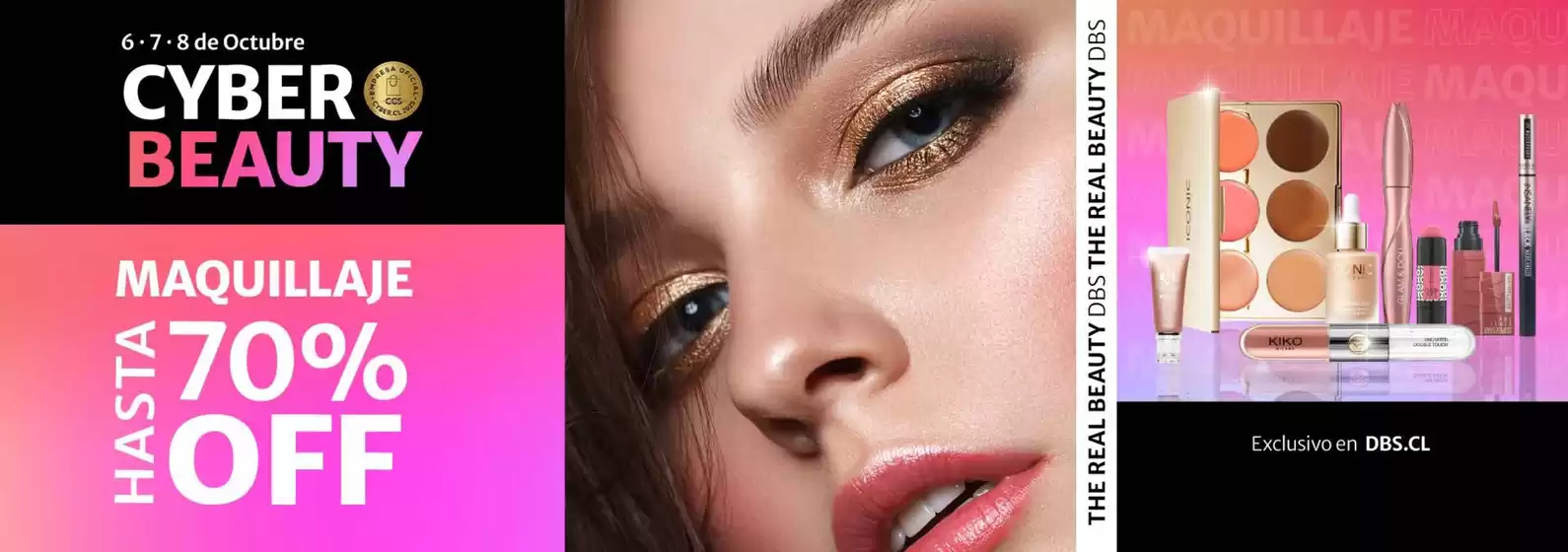 Cyber Beauty! Hasta 70% Off.