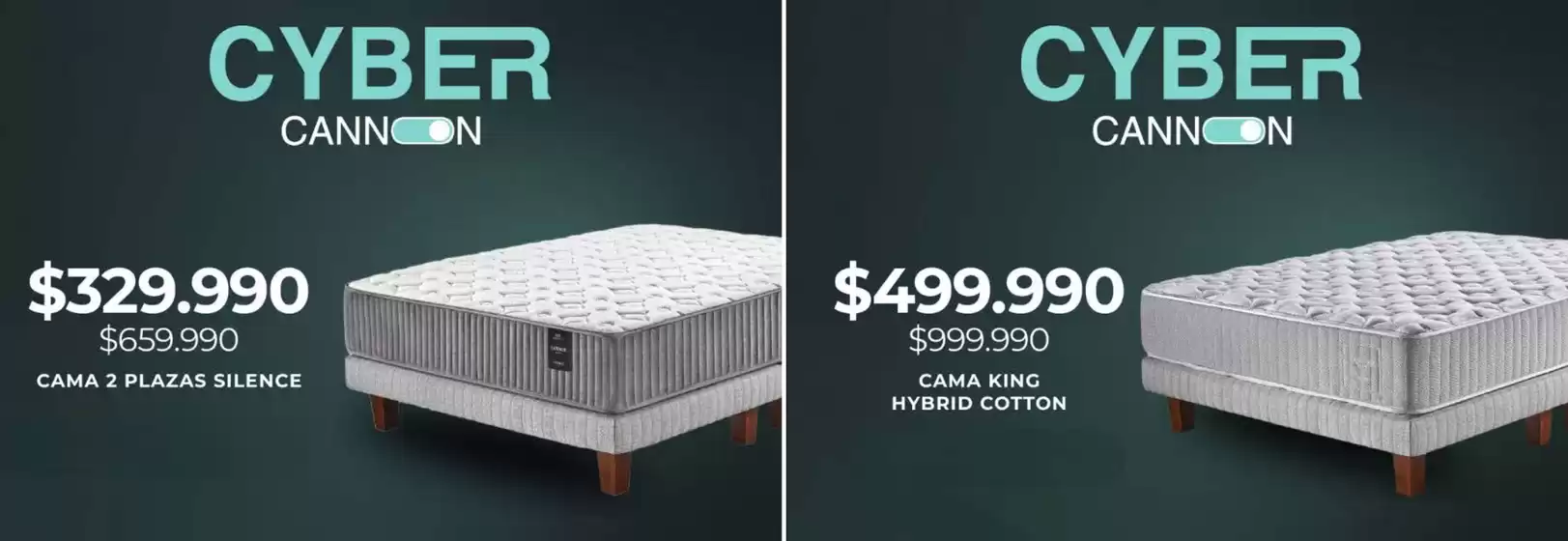 Cyber Cannon! Hasta 50% Off.