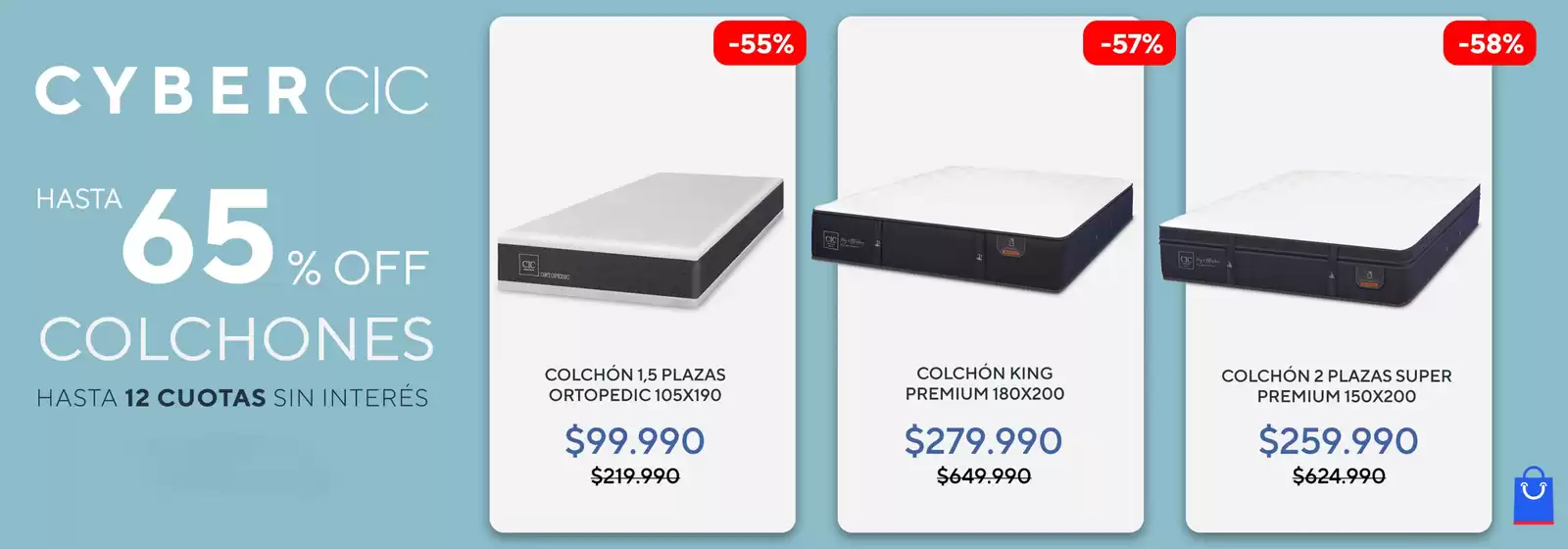 Cyber CIC! Hasta 75% Off.
