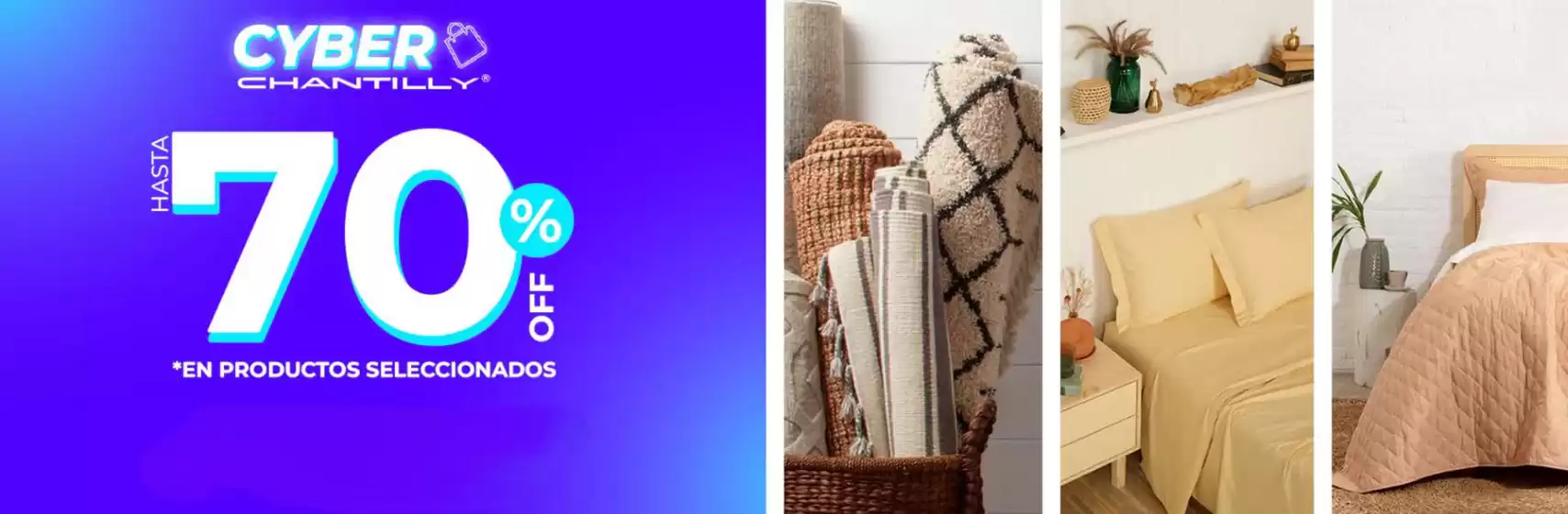 Catálogo Chantilly en La Florida | Cyber Chantilly! Hasta 70% Off. | 2025-10-07T00:00:00.000Z - 2025-10-21T00:00:00.000Z