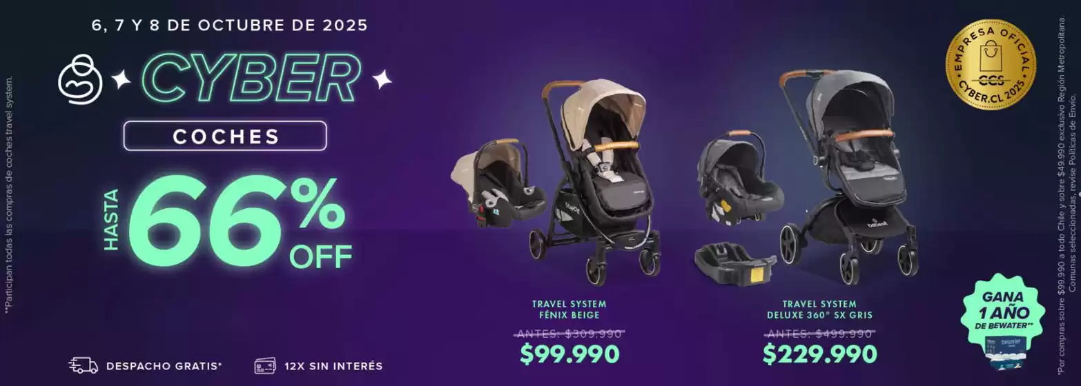 Cyber! Hasta 70% Off.
