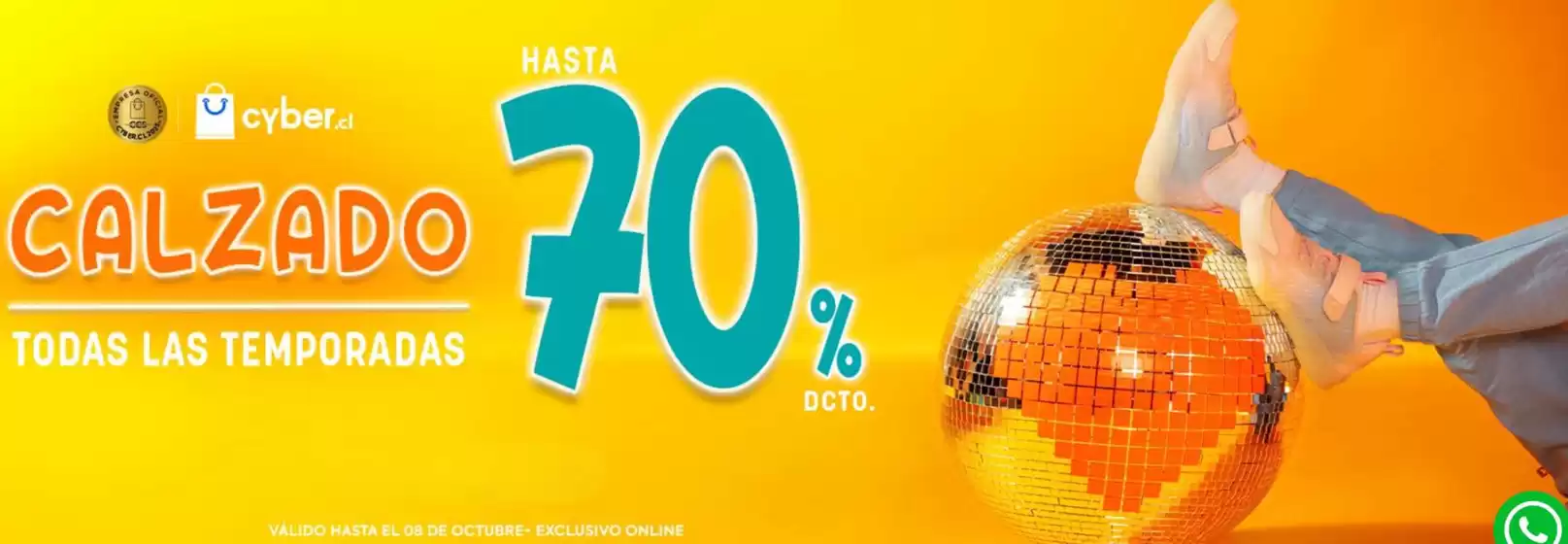 Cyber! Hasta 70% dcto.