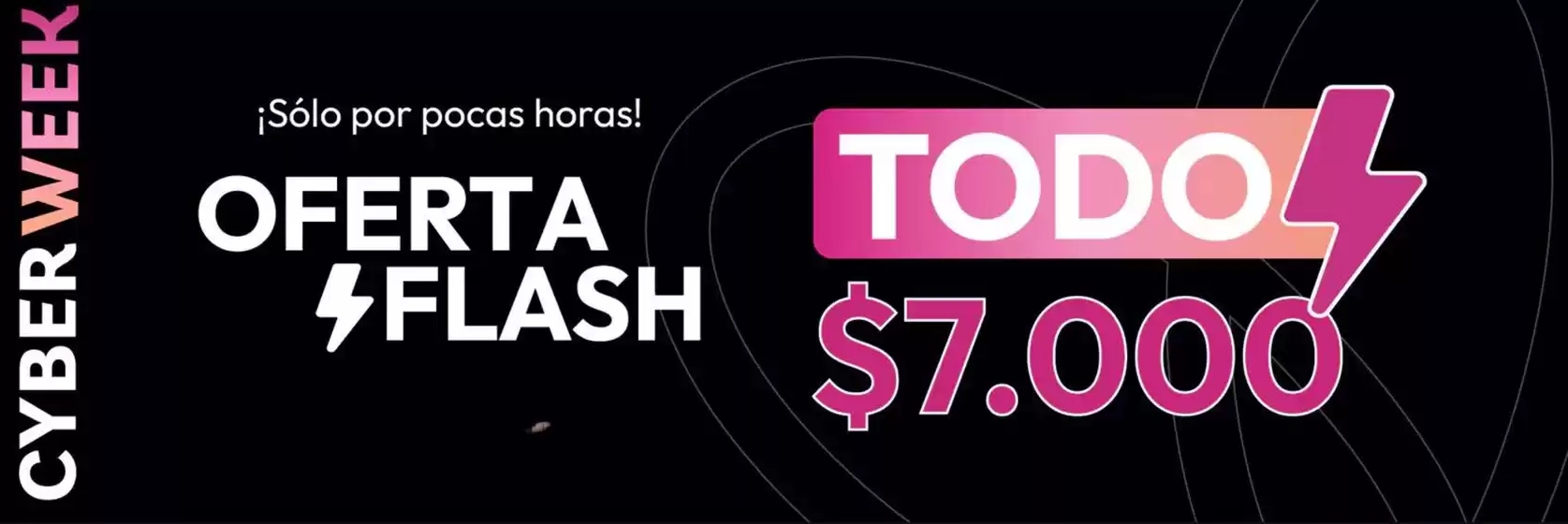 Cyber week! Hasta 60% dcto.