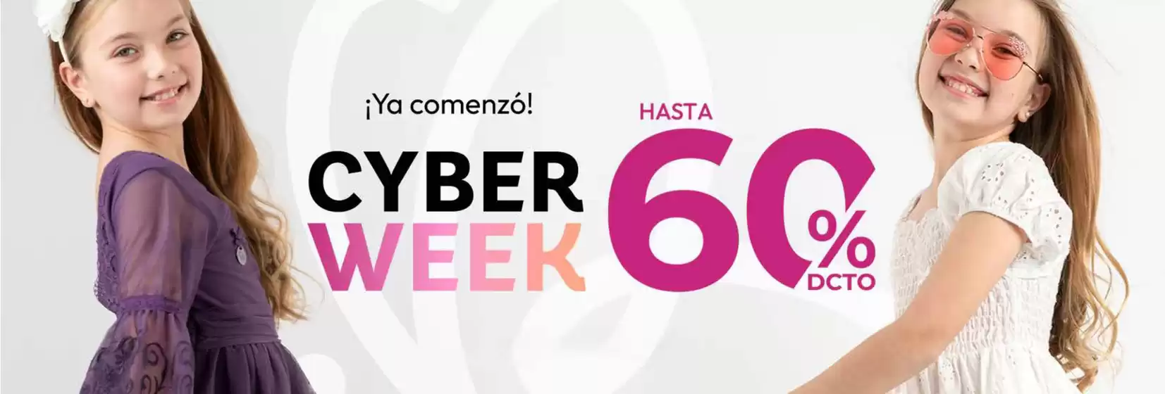 Cyber week! Hasta 60% dcto.