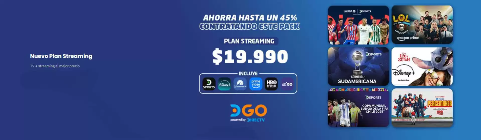 Nuevo plan streaming!