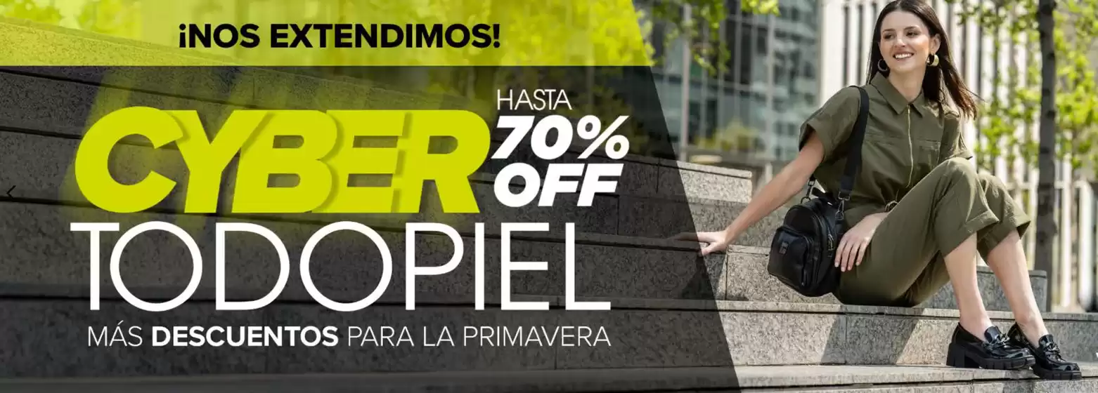 Cyber Todo Pie! Hasta 70% Off.
