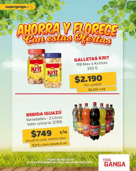Catálogo Super Ganga en Santiago | Ofertas principales para ahorradores | 2025-10-12T00:00:00.000Z - 2025-10-26T00:00:00.000Z