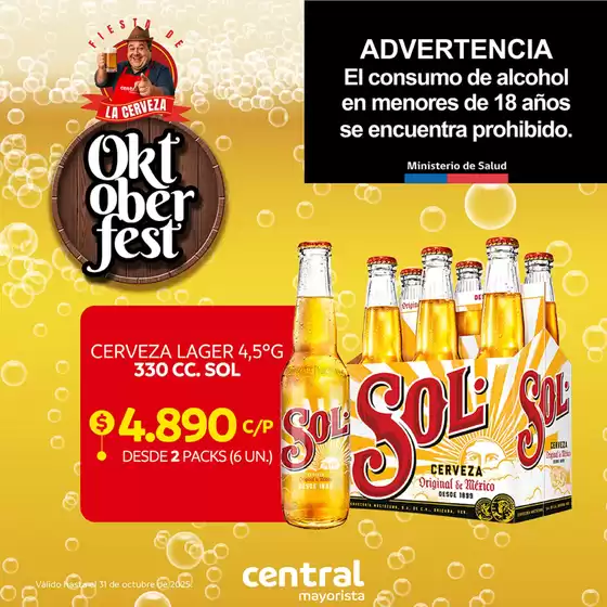 Catálogo Central Mayorista en Santa Juana | Ofertas especiales atractivas para todos | 2025-10-12T00:00:00.000Z - 2025-10-26T00:00:00.000Z