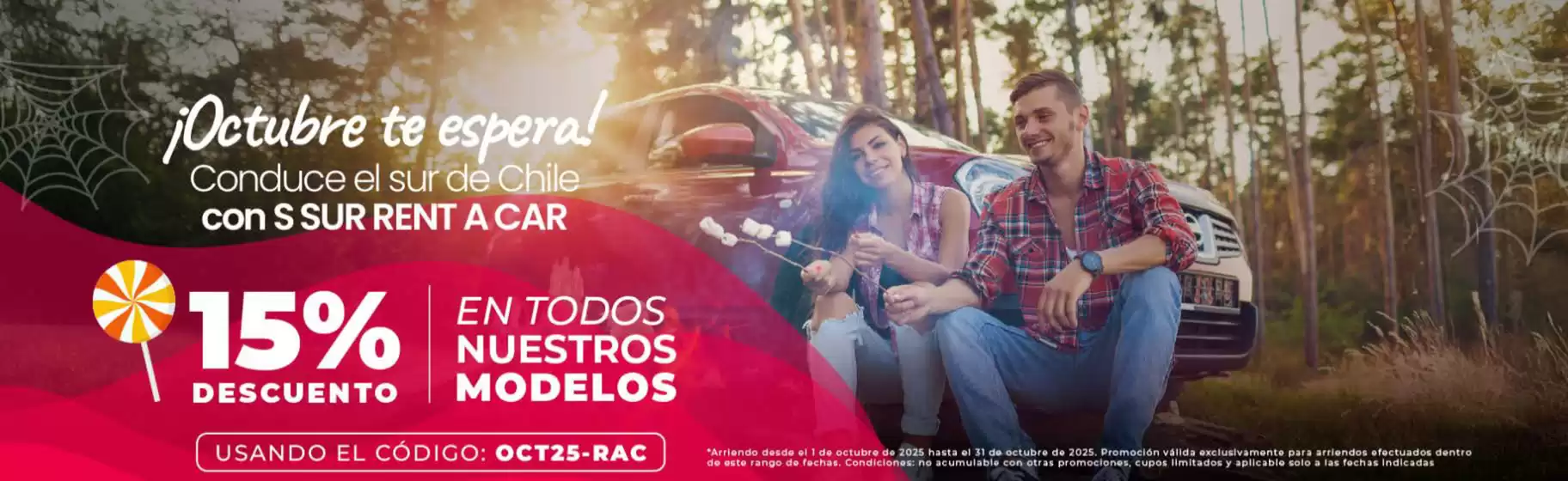 Octubre te espera! Hasta 15% descuento.