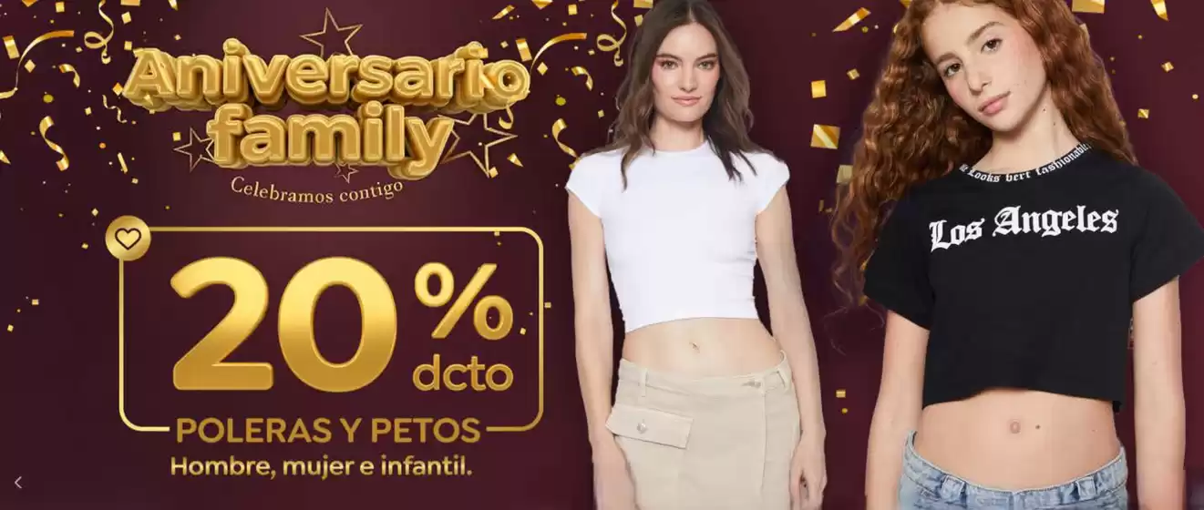 Catálogo Family Shop | Aniversario family! Hasta 20% dcto. | 2025-10-13T00:00:00.000Z - 2025-10-28T00:00:00.000Z