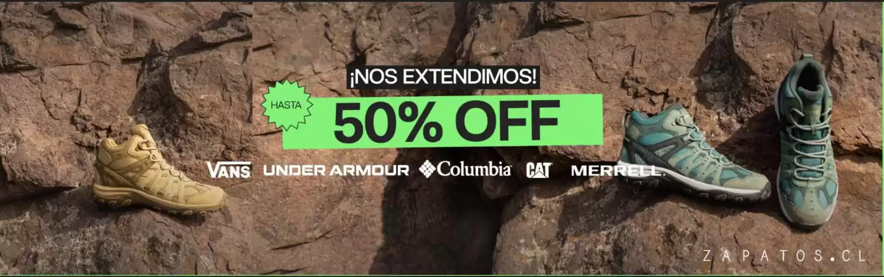 Catálogo Zapatos.cl | Nos extendimos! Hasta 50% Off. | 2025-10-13T00:00:00.000Z - 2025-10-28T00:00:00.000Z